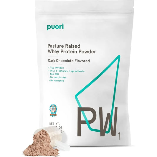 Whey Protein Powder - Dark Chocolate - PW1 Pasture Raised, Grass-Fed & Non-GMO