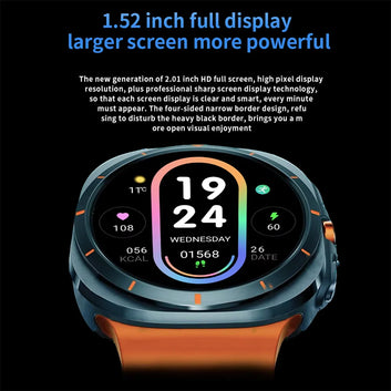 LAXASFIT 2025 New Smartwatch GT7 Ultra 1.52-inch AMOLED HD Display Bluetooth Talking Sports Smartwatch Men Women Watch Gift