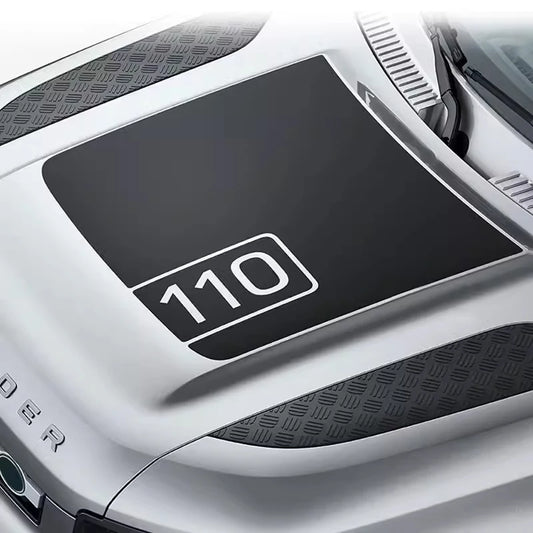 For Land Rover Defender 90 110 2020-2024 Car Engine Bonnet Trim Decals Hood Cover Stripes Stickers PVC Exterior Accessories