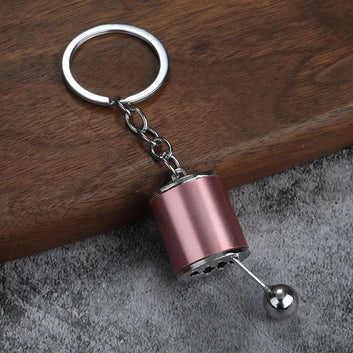 Mini Turbo Turbocharger Keychain Car-styling Keyring Gear Gearbox Pendant Keychain Stick Knobs Keyring Shift Metal Key Ring