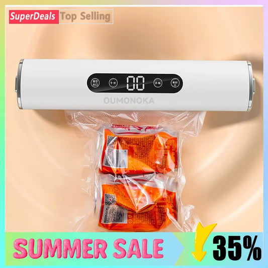 Professional  Vacuum Sealer for Food Vacuumor for Products Kitchen Sealing Machine Cuisine Packaging Plastic Bag Sealant