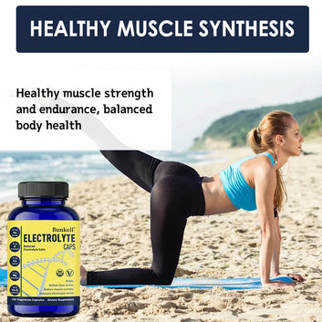 Bunkell Electrolyte Capsules - for Running, Endurance Sports Nutrition, Running Supplements - Maintaining Electrolyte Levels