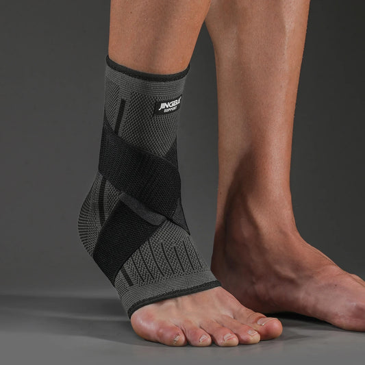 1 Pc Adjustable Compression Ankle Support Men & Women, Strong Ankle Brace Sports Protection