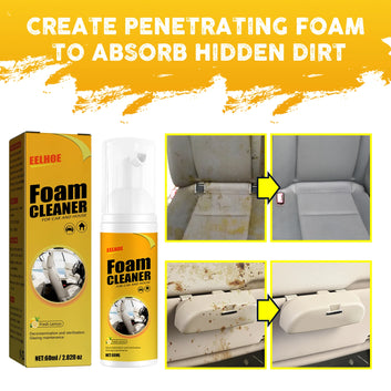 100ML Multi-Purpose Foam Cleaner Leather Clean Wash Automoive Car Interior Home Wash Maintenance Surfaces Spray Foam Cleaner