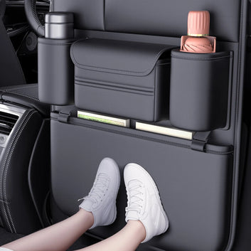 Universal Car Seat Back Organizer Bag Easy Install black Automobiles Car Interior Storage Accessories for Most Car Back Seats