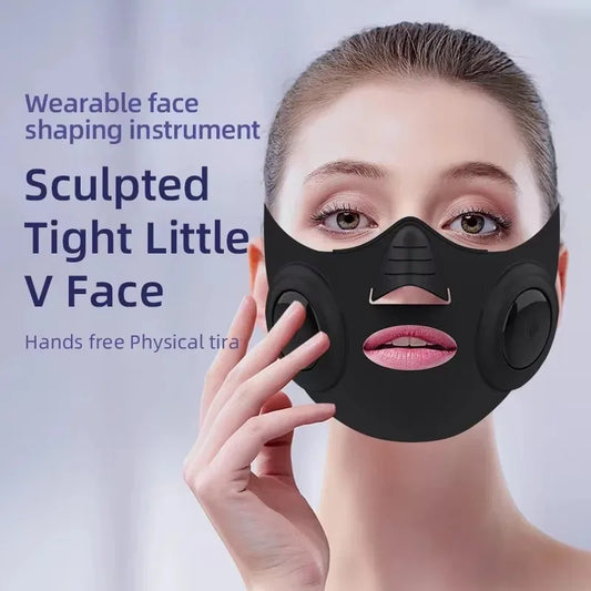 2025 NEW EMS Facial Lifting Mask Reduce Double Chin Electric Cheek Lift Up Belt Face Shape EMS Face Slimming Massager