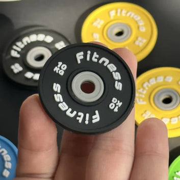 2025 New Barbell Keychain DlY Silicone Dumbbell Keychain Gym Gifts for Gym Lovers Fitness Trainer Gift Backpack Car Key Pendant