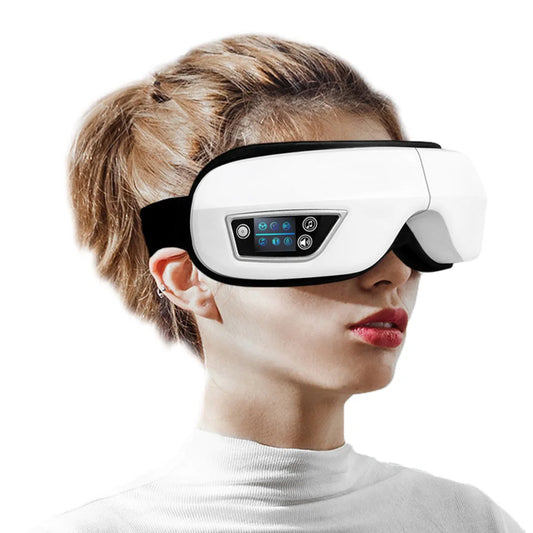 Eye Massager Electric 6D Smart Bluetooth Music Vibration Airbag Pressure Massage with Heat Eye Care Instrument Beauty HealthCare